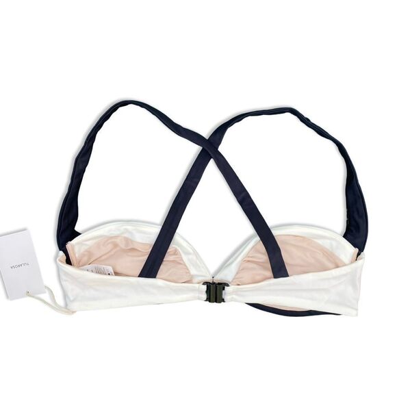 NWT Tularosa Asha bikini Top Black & White swimsuit separate Revolve M - Picture 5 of 9